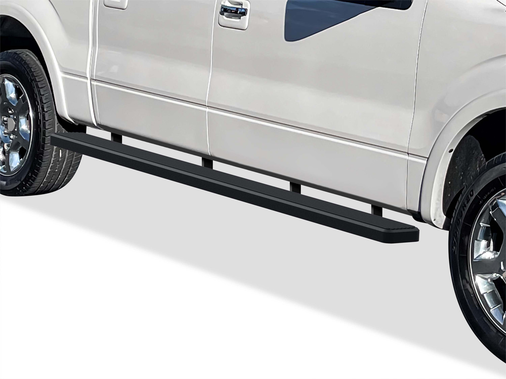 2009-2014 Ford F-150 SuperCrew Cab 5.5ft Bed Both Sides iStep W2W 6 Inch Stainless Steel