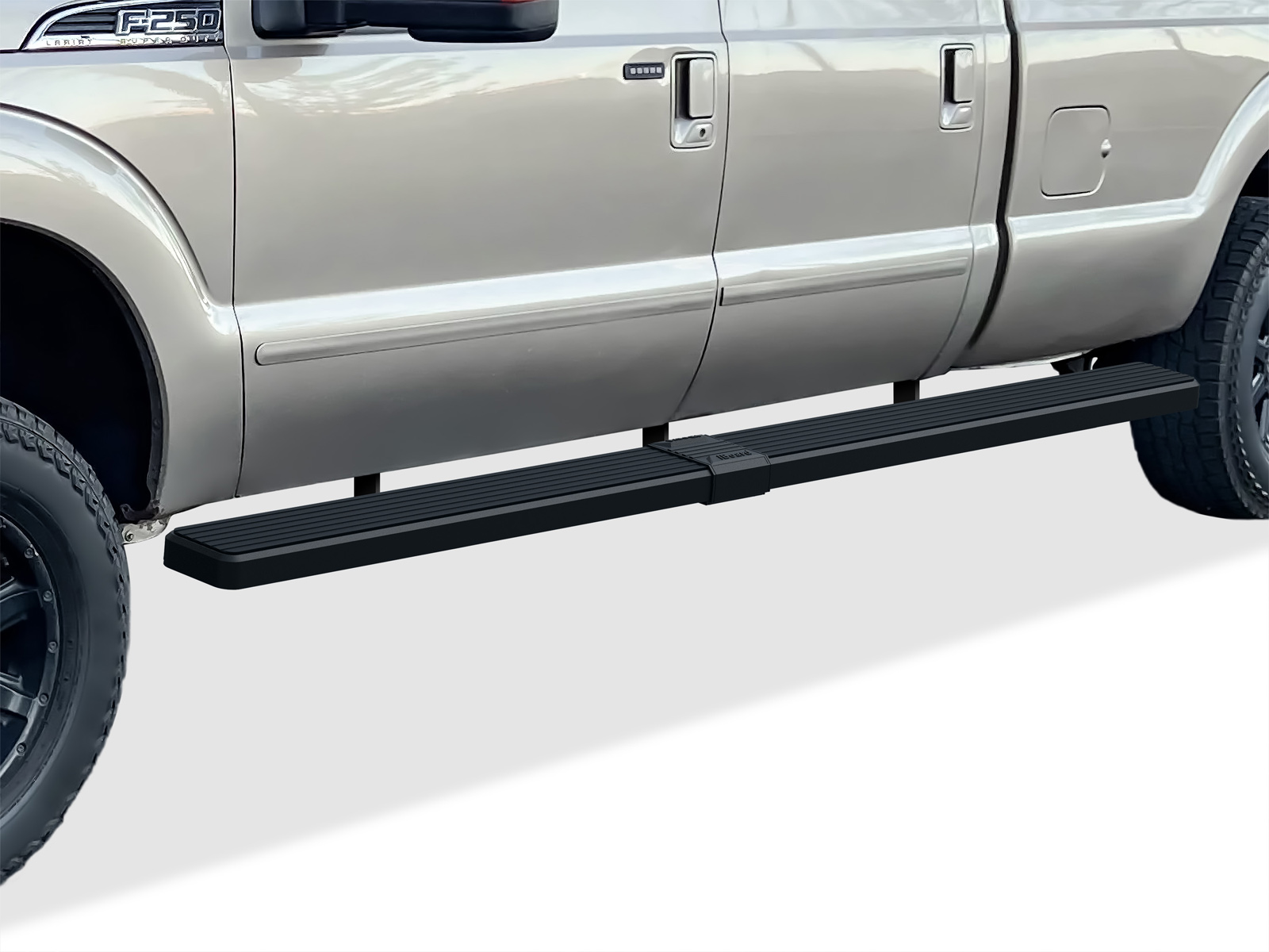1999-2016 Ford F-250/F-350/F-450/F-550 Super Duty Crew Cab 6.5 ft Bed Both Sides iStep W2W 5 Inch Stainless Steel
