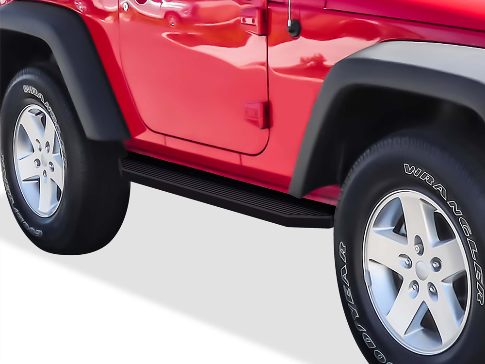 2007-2018 Jeep Wrangler JK 2-Door (Factory sidesteps or rock rails have to be removed) Both Sides Running Board-H Series