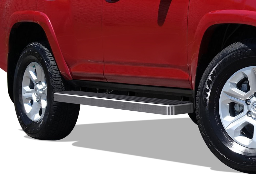 2010-2016 Toyota 4Runner Trail Edition  2017-2024 Toyota 4Runner TRD Off-Road  2014-2024 Toyota 4Runner SR5  (Excl. 2019-2024 Nightshade Edition/ TRD Pro or Models with Lower Rocker Panel Extensions) Both Sides iStep 6 Inch Stainless Steel