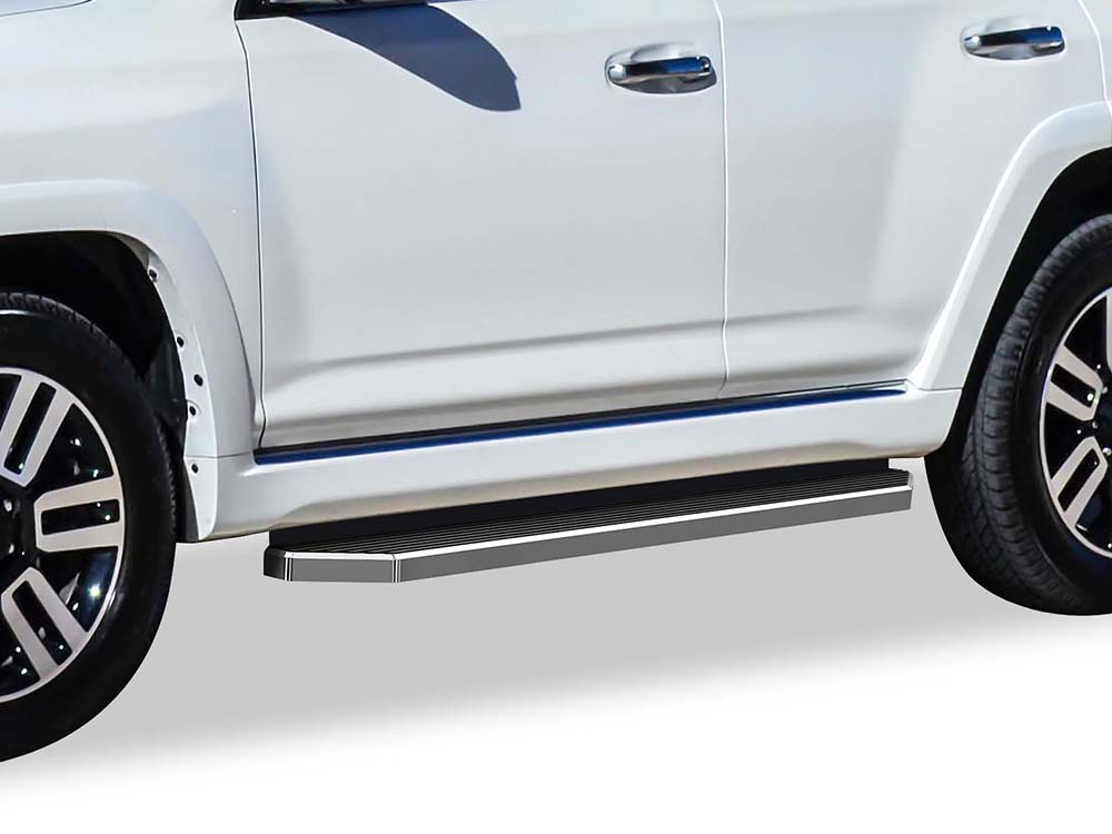 2010-2013 Toyota 4Runner SR5  2010-2024 Toyota 4Runner Limited  2019-2024 Toyota 4Runner Nightshade Edition (Only fit Models with Lower Rocker Panel Extension) Both Sides Running Board-H Series