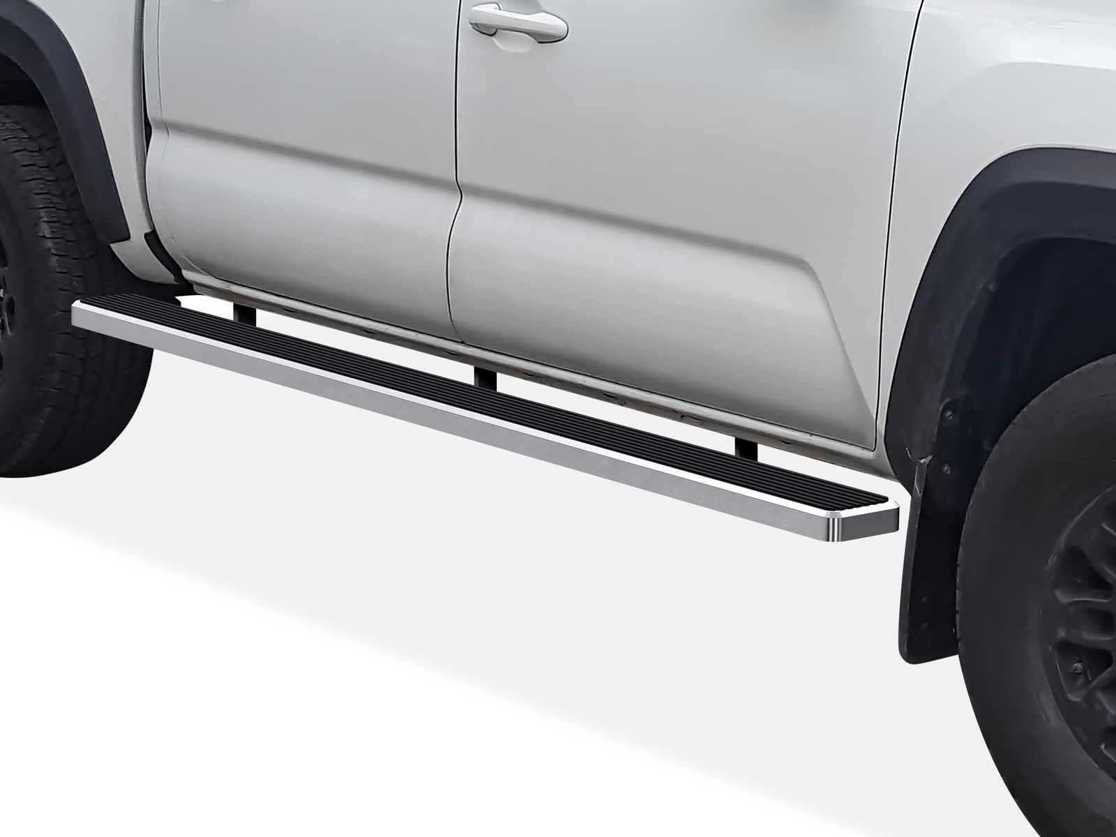 2005-2023 Toyota Tacoma Double Cab/Crew Cab 5 ft Bed Both Sides iStep W2W 6 Inch Stainless Steel