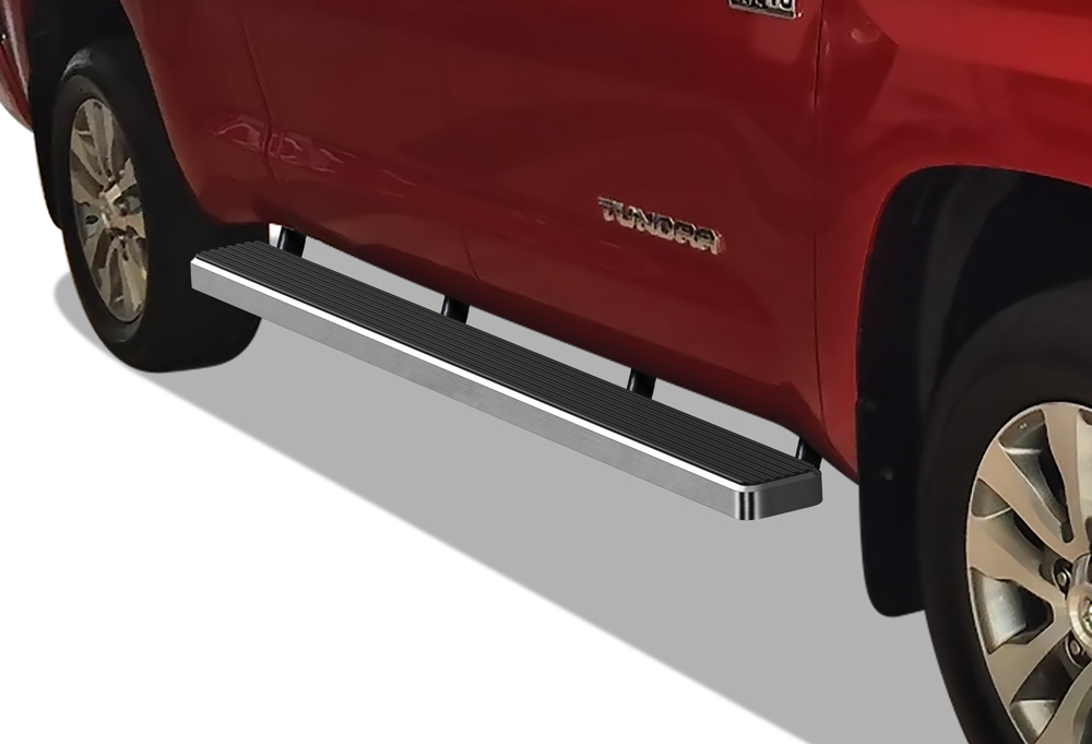 2007-2021 Toyota Tundra Double Cab 5.5 ft Bed Both Sides iStep W2W 5 Inch Stainless Steel