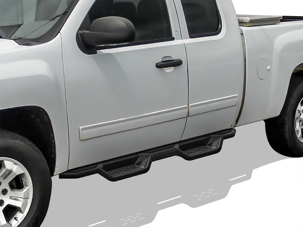 2007-2018 Chevy/GMC Silverado/Sierra 1500 Extended Cab/Double Cab (Incl. 2019 Silverado 1500 LD & 2019 Sierra 1500 Limited)  2007-2019 Chevy/GMC Silverado/Sierra 2500 HD/3500 HD Extended Cab/Double Cab (Incl. Diesel models with DEF tanks)|Not for 2007 Cla