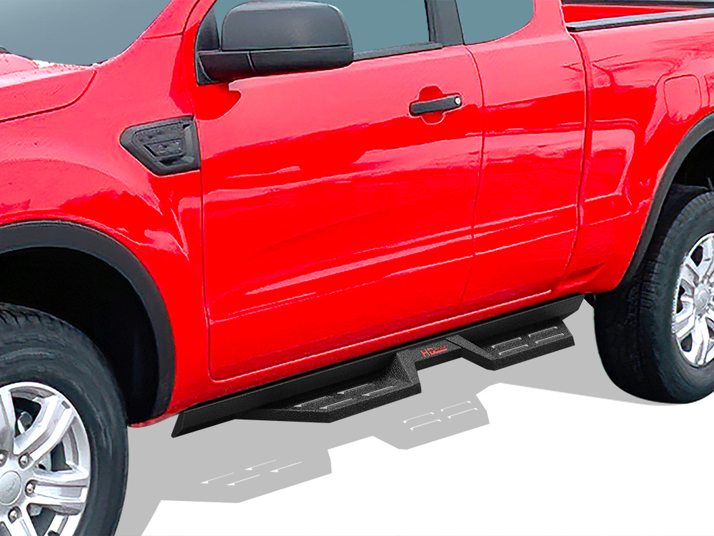 2019-2023 Ford Ranger SuperCab  (with 2 Full Size Doors and 2 Suicide Doors) Both Sides Side Armor DS
