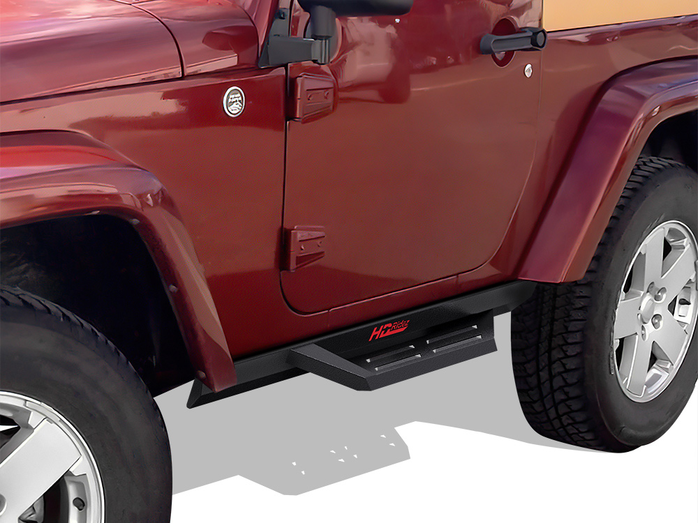 2007-2018 Jeep Wrangler JK 2-Door (Factory sidesteps or rock rails have to be removed) Both Sides Side Armor DS