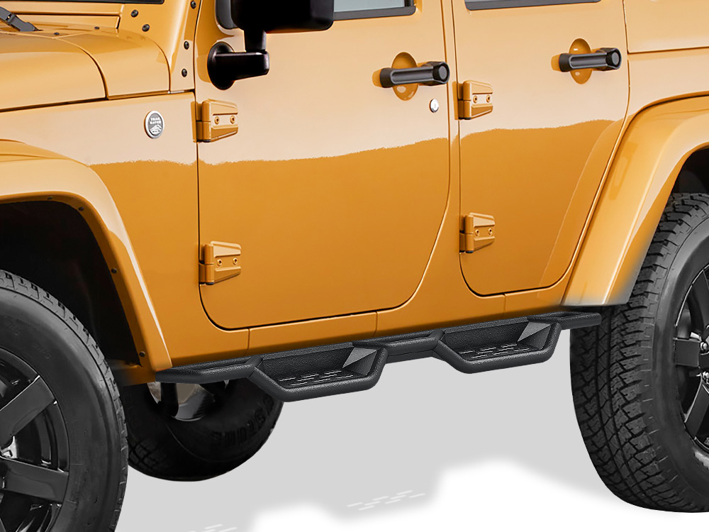 2007-2018 Jeep Wrangler JK 4-Door (Factory sidesteps or rock rails have to be removed) Both Sides Side Armor