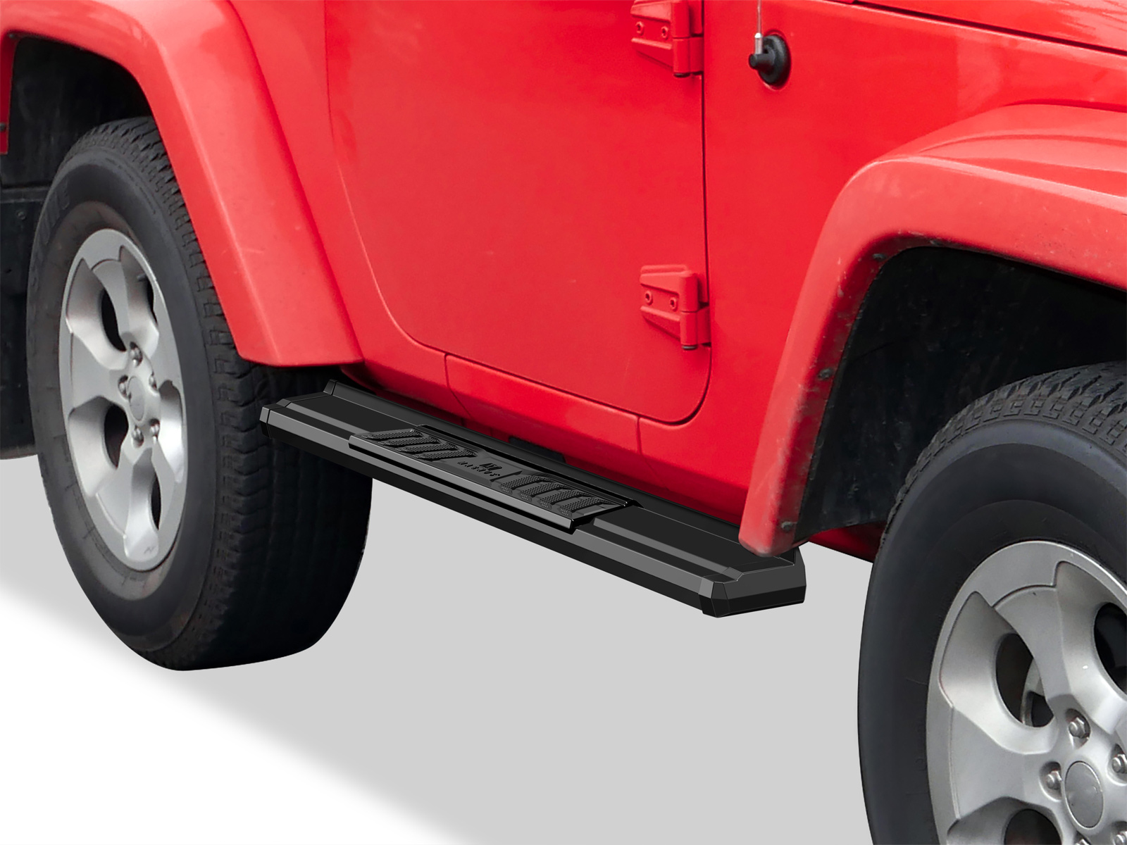 2007-2018 Jeep Wrangler JK 2-Door (Factory sidesteps or rock rails have to be removed) Both Sides Running Board-S Series