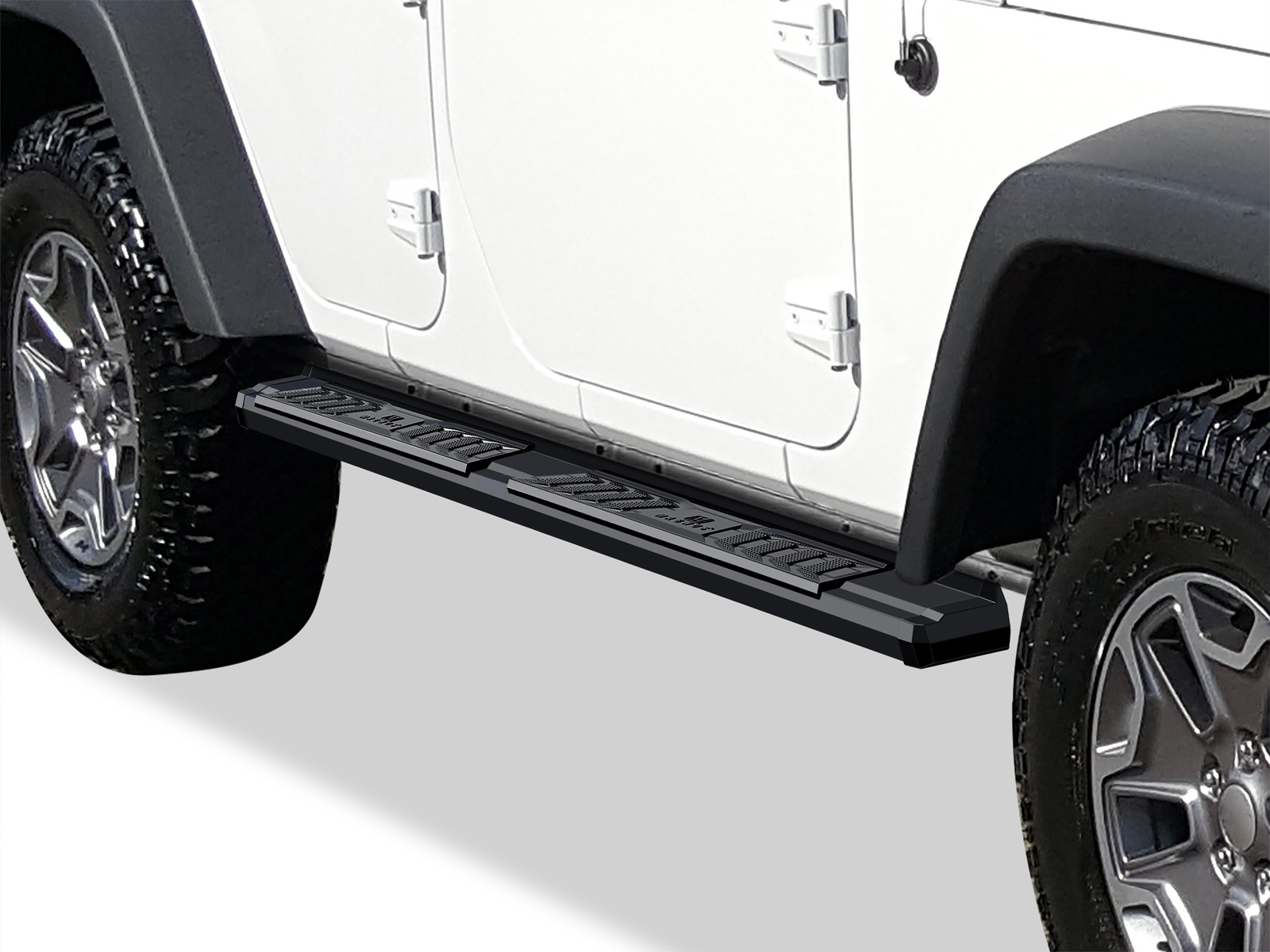 2007-2018 Jeep Wrangler JK 4-Door (Factory sidesteps or rock rails have to be removed) Both Sides Running Board-S Series